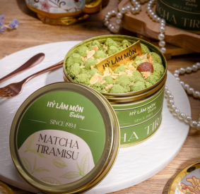 TIRAMISU HỘP THIẾC - VỊ MATCHA